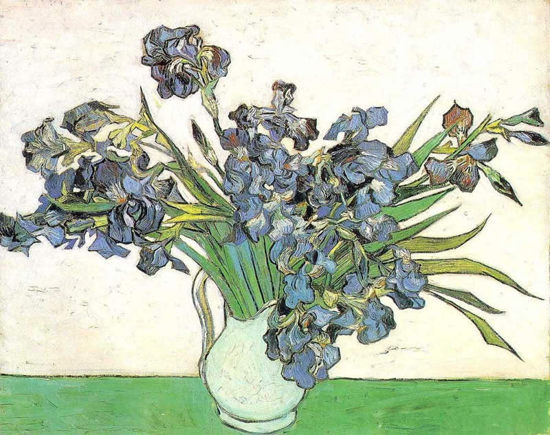 Vincent van Gogh Vase with Irises